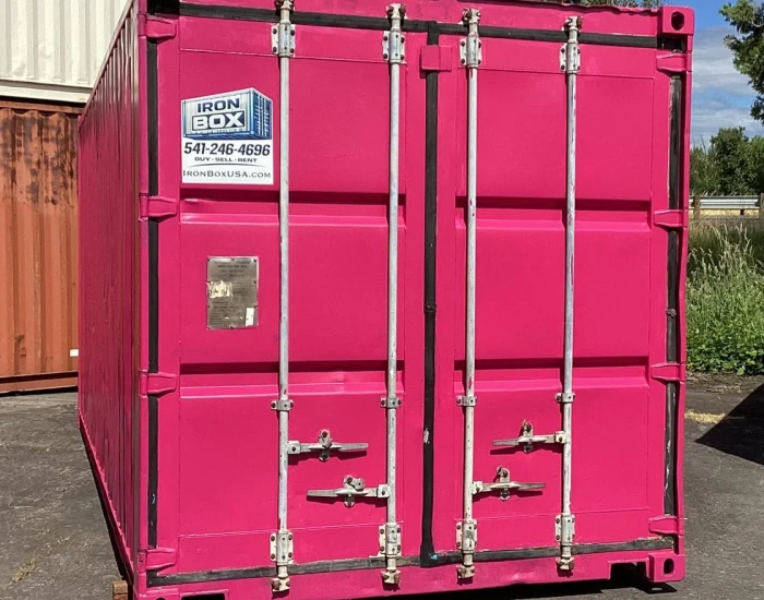 custom pink shipping container for sale in oregon