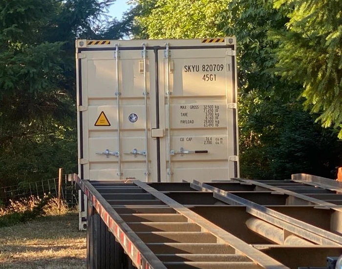 high-cube cargo container rear doors