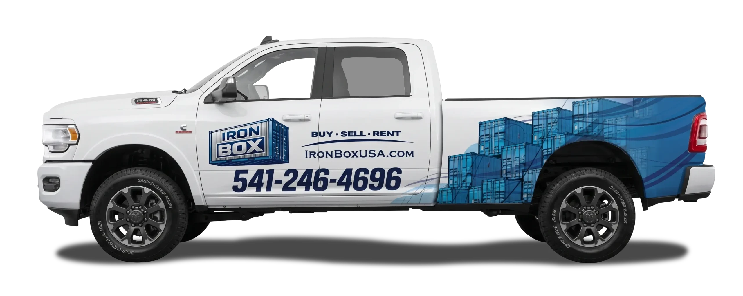 Iron Box Shipping Containers Delivery Truck