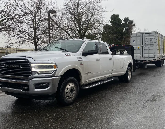 on-site container delivery transport